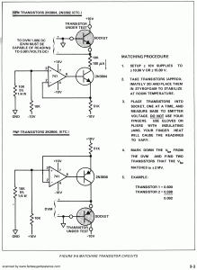 Matching Transistors, 2SC1815 or 2N3904